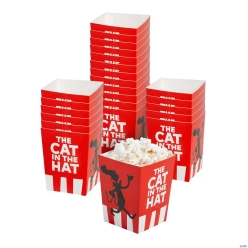 The Cat in the Hat Popcorn Boxes - 24Pk